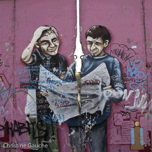 Mur de Berlin 3 - Graffiti - Photographie de Christine Gauche